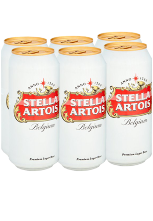 Пиво светлое STELLA ARTOIS 6 банок